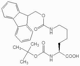Boc-lys (FMOC) -OH [CAS NO . 84624-27-1]