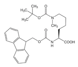 Fmoc-Lys (Boc, M)-OH